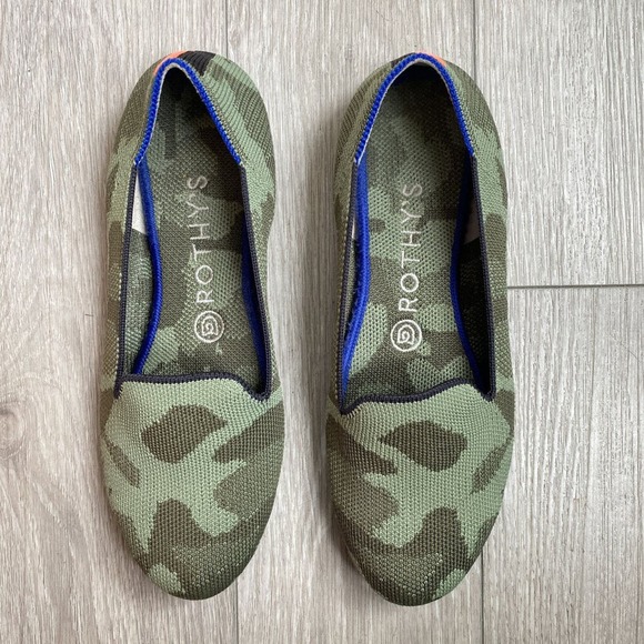 Rothy's Shoes - Rothy's The Flat Camo Green 7.5
